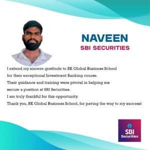 naveen - Investment Bnaking Course - RK Global Business Schhool