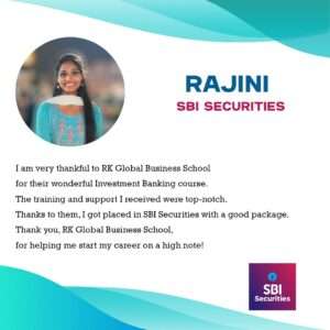 rajini - Investment Bnaking Course - RK Global Business Schhool